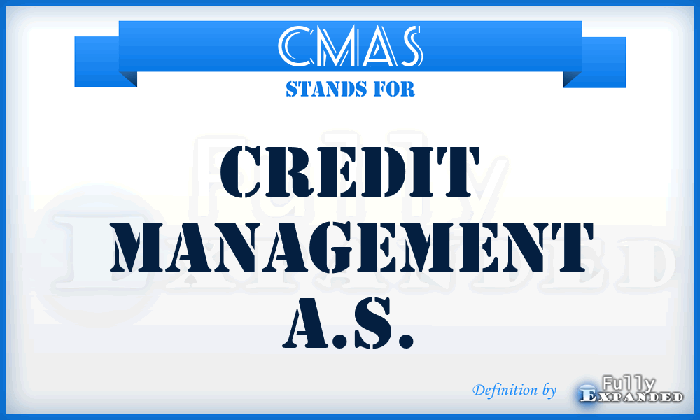 CMAS - Credit Management A.S.