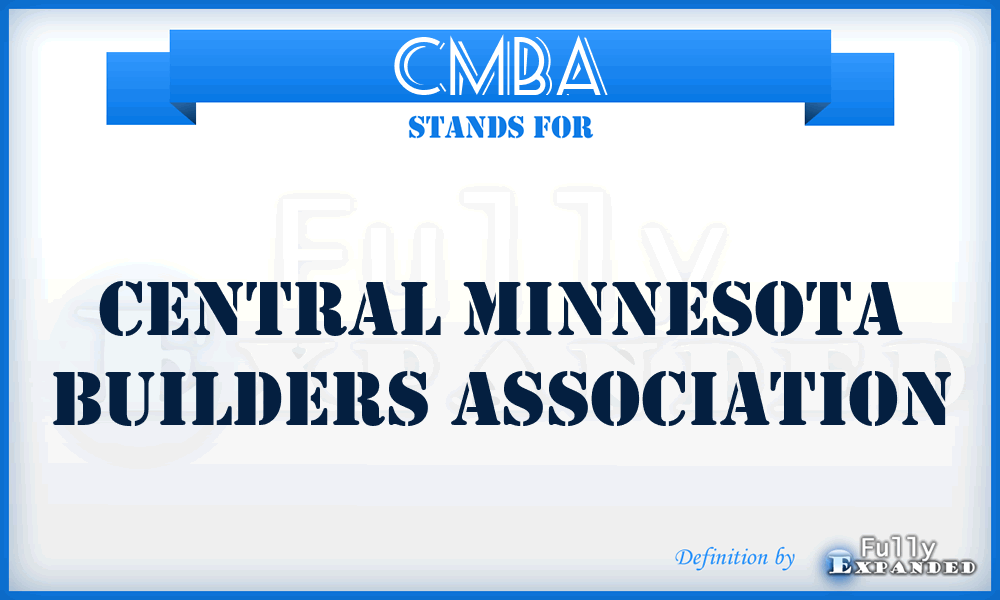 CMBA - Central Minnesota Builders Association