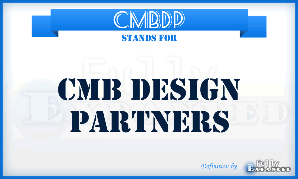 CMBDP - CMB Design Partners