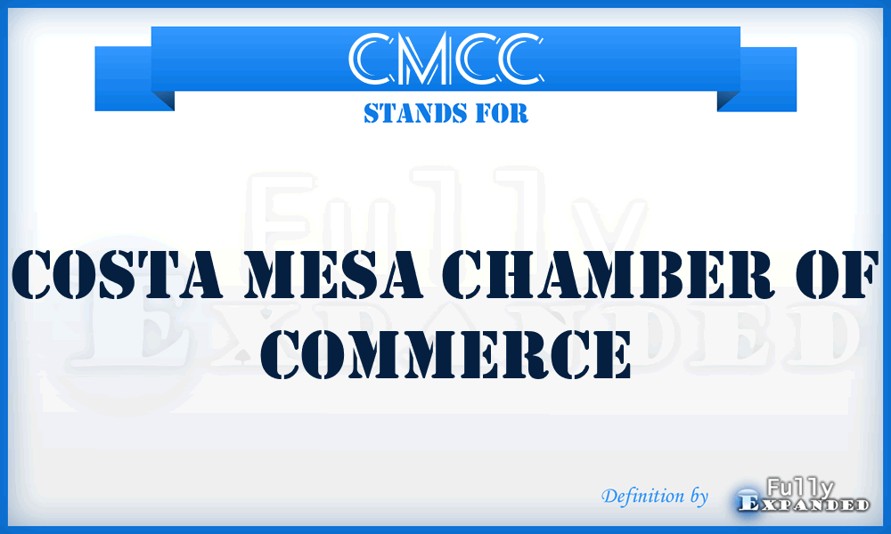 CMCC - Costa Mesa Chamber of Commerce
