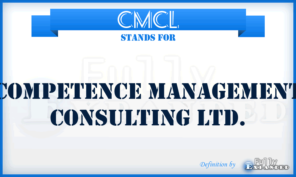 CMCL - Competence Management Consulting Ltd.