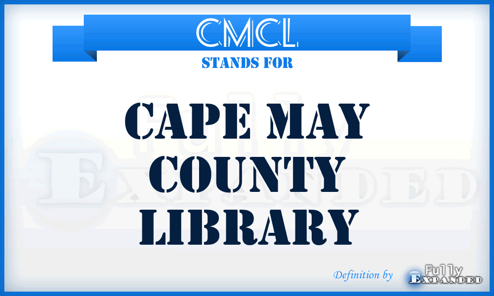 CMCL - Cape May County Library