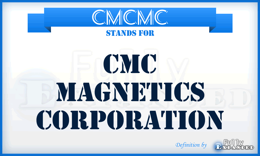 CMCMC - CMC Magnetics Corporation
