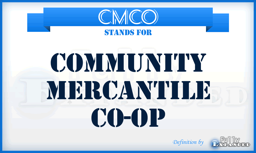 CMCO - Community Mercantile Co-Op