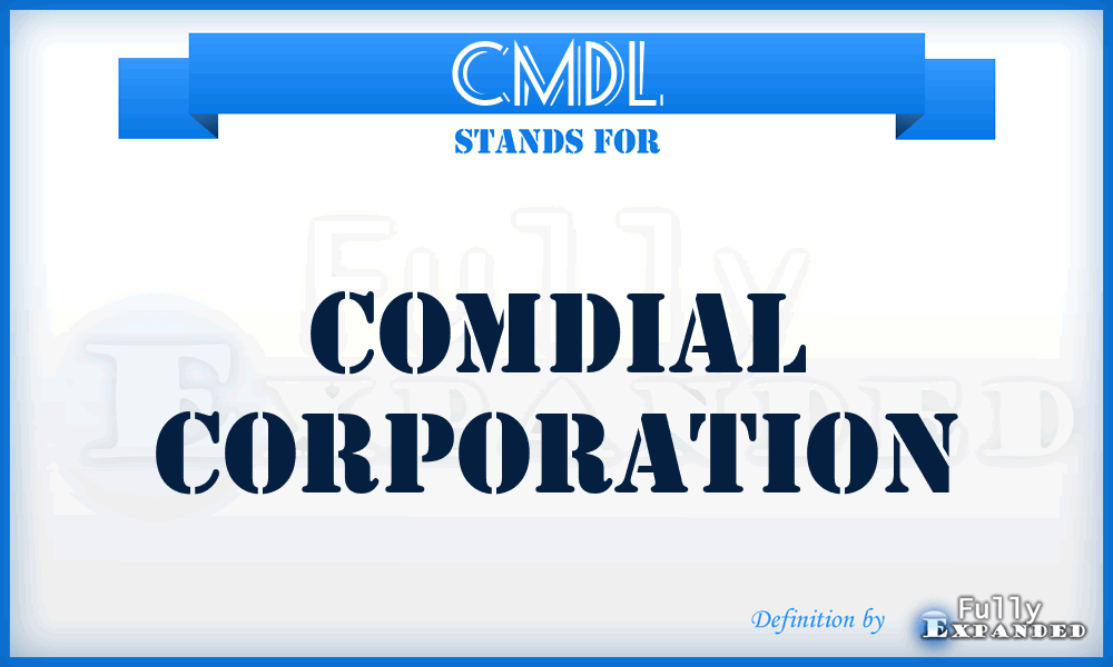 CMDL - Comdial Corporation