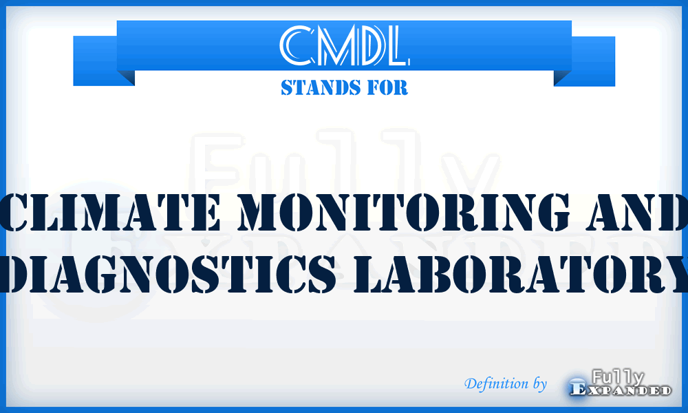 CMDL - Climate Monitoring and Diagnostics Laboratory