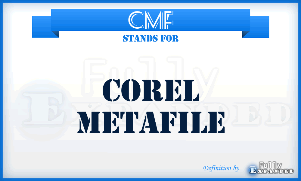 CMF - Corel Metafile