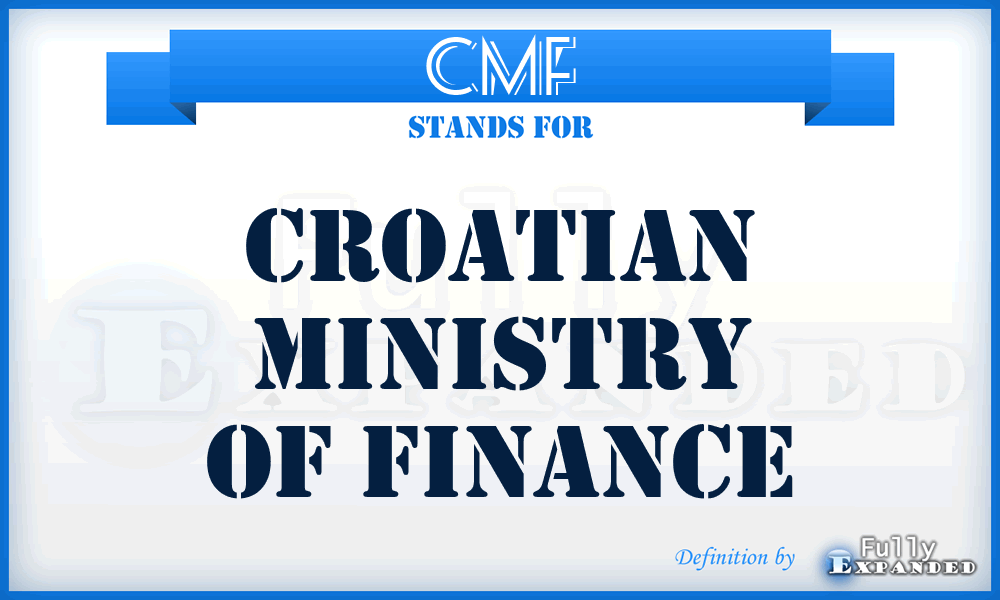 CMF - Croatian Ministry of Finance