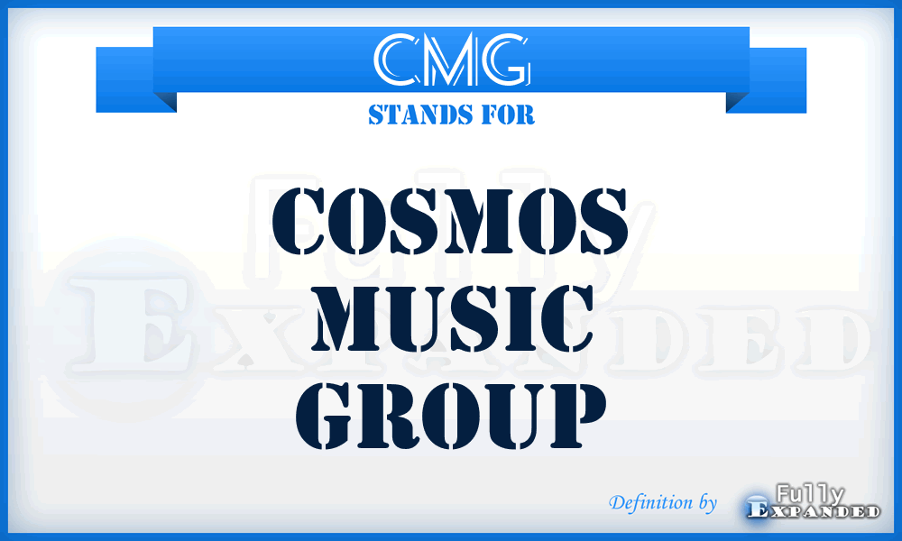 CMG - Cosmos Music Group