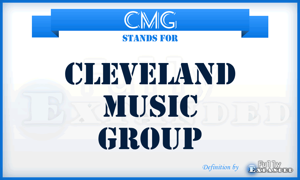 CMG - Cleveland Music Group