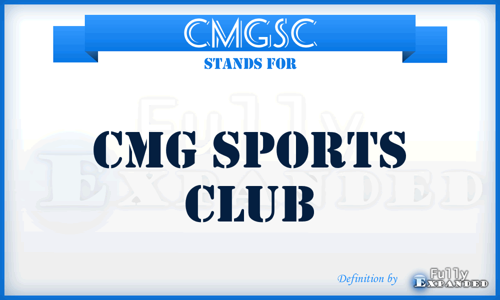 CMGSC - CMG Sports Club