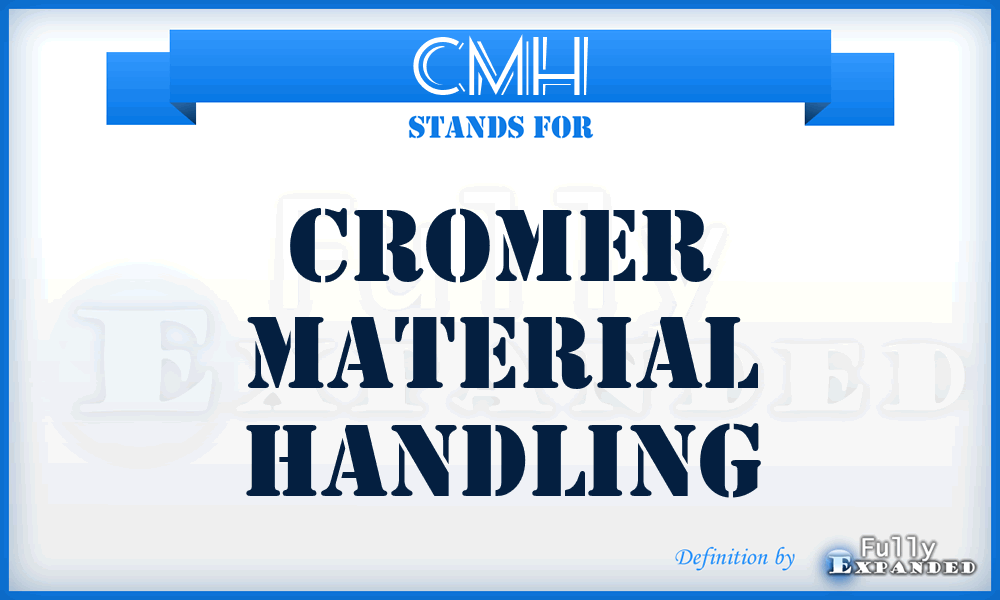 CMH - Cromer Material Handling