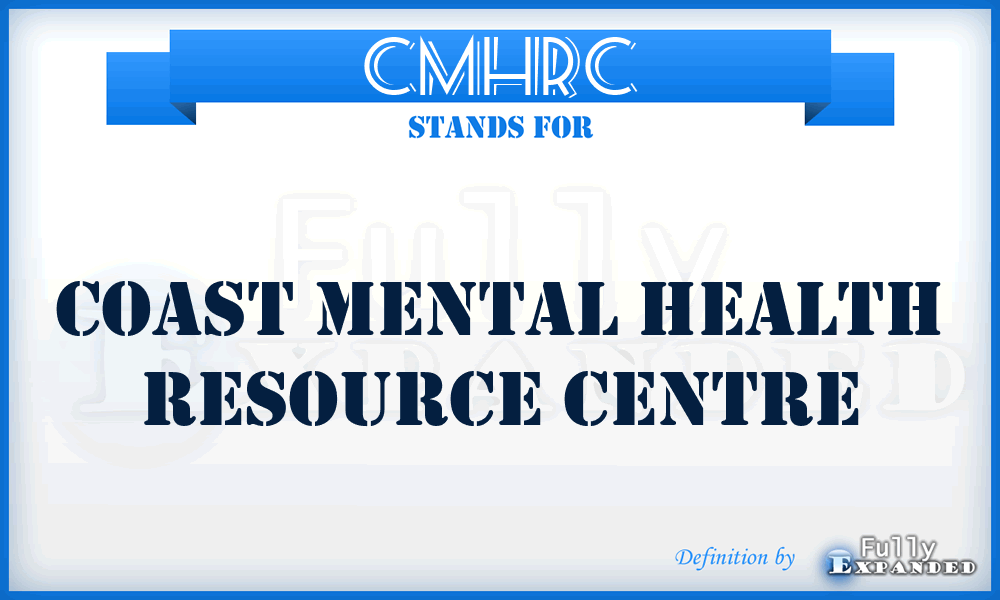 CMHRC - Coast Mental Health Resource Centre