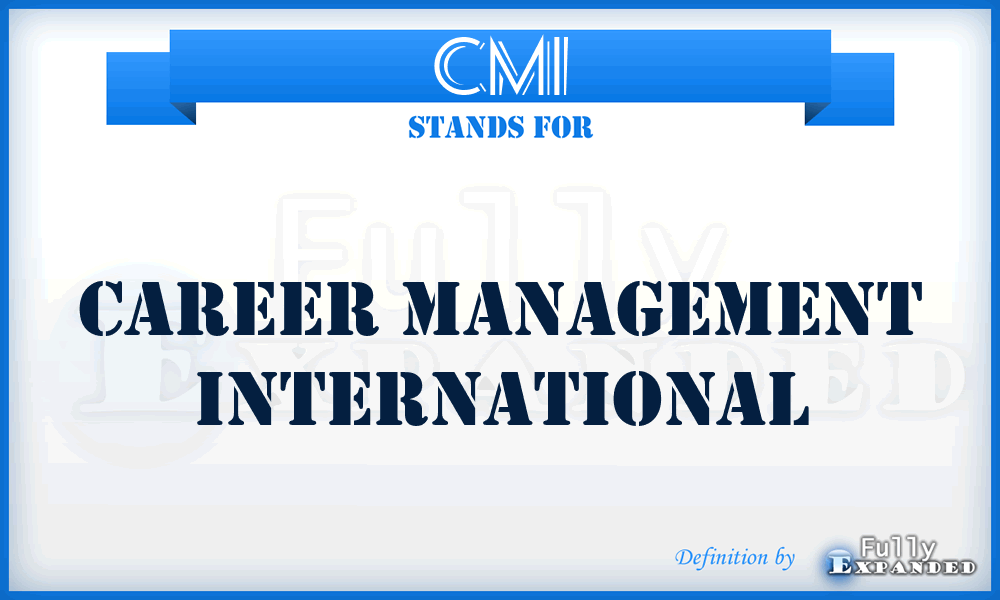 CMI - Career Management International