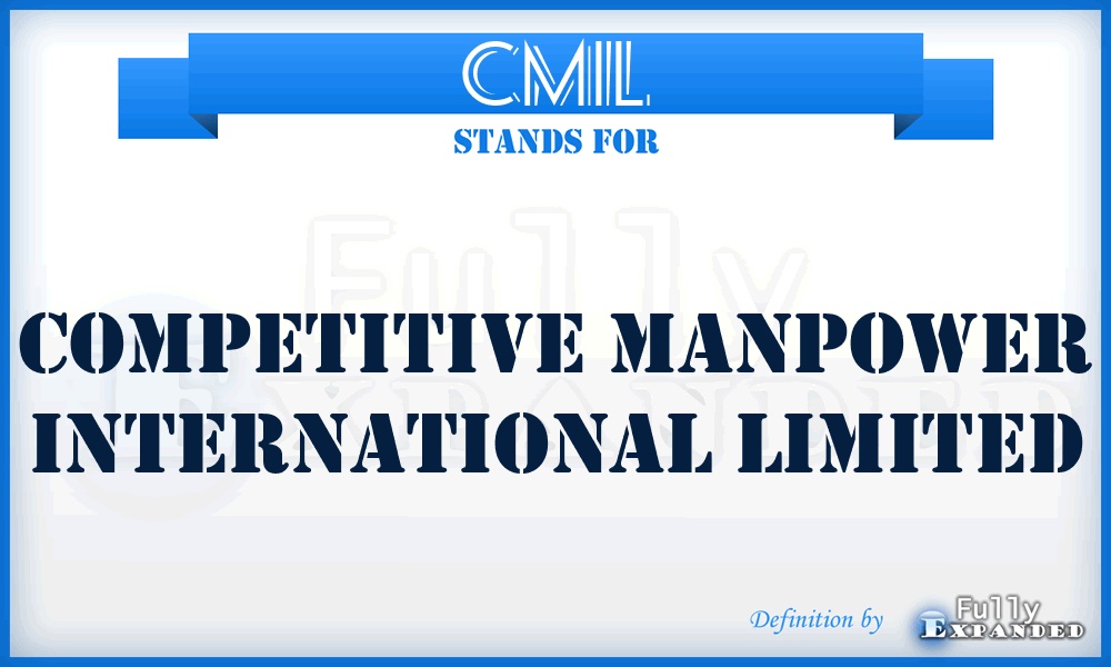 CMIL - Competitive Manpower International Limited