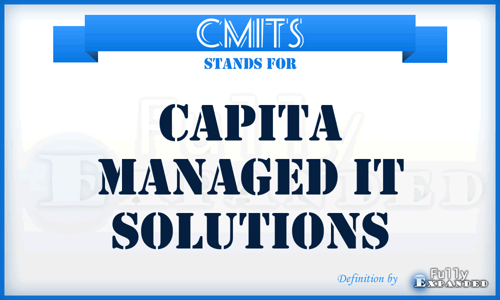 CMITS - Capita Managed IT Solutions