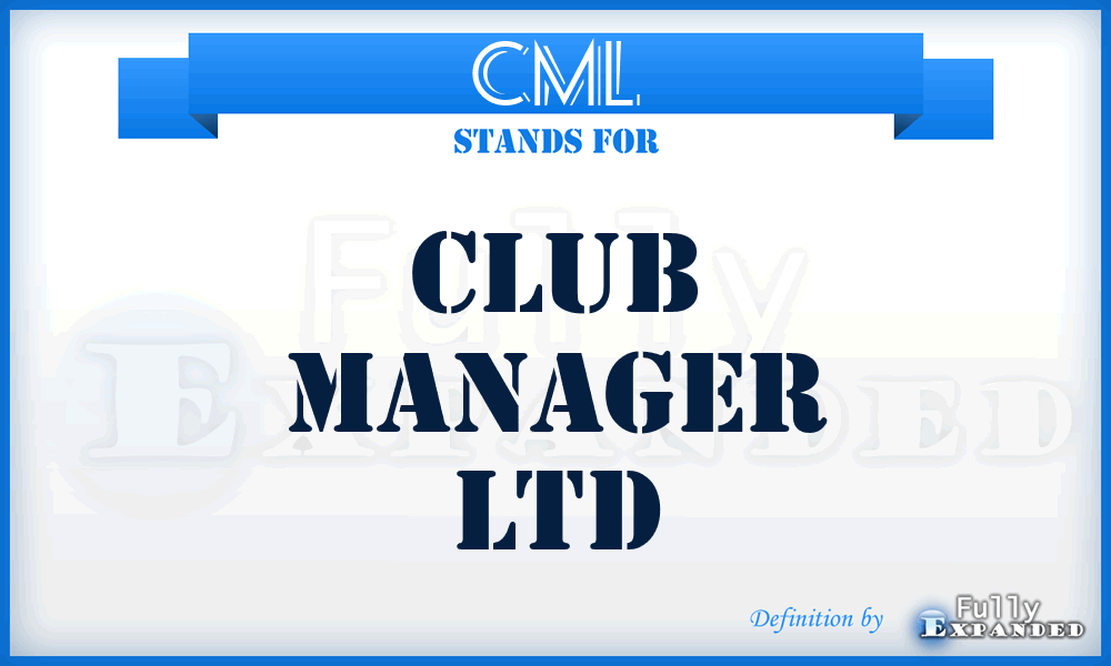 CML - Club Manager Ltd