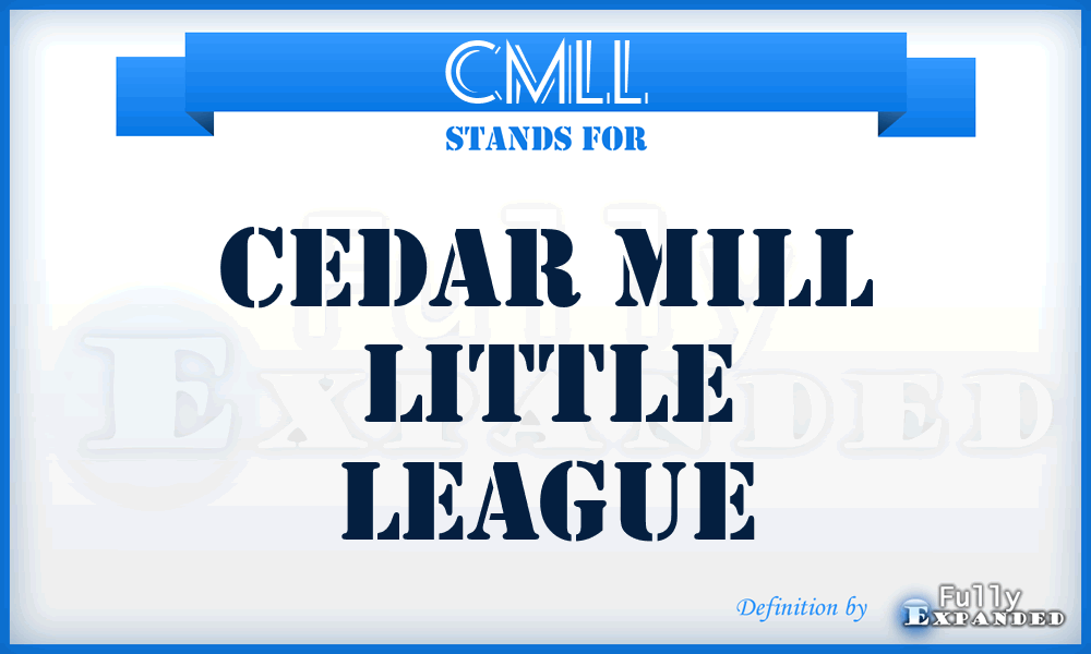 CMLL - Cedar Mill Little League