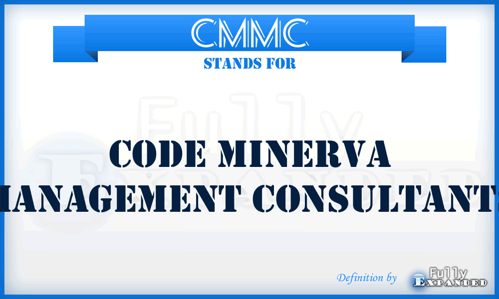 CMMC - Code Minerva Management Consultants