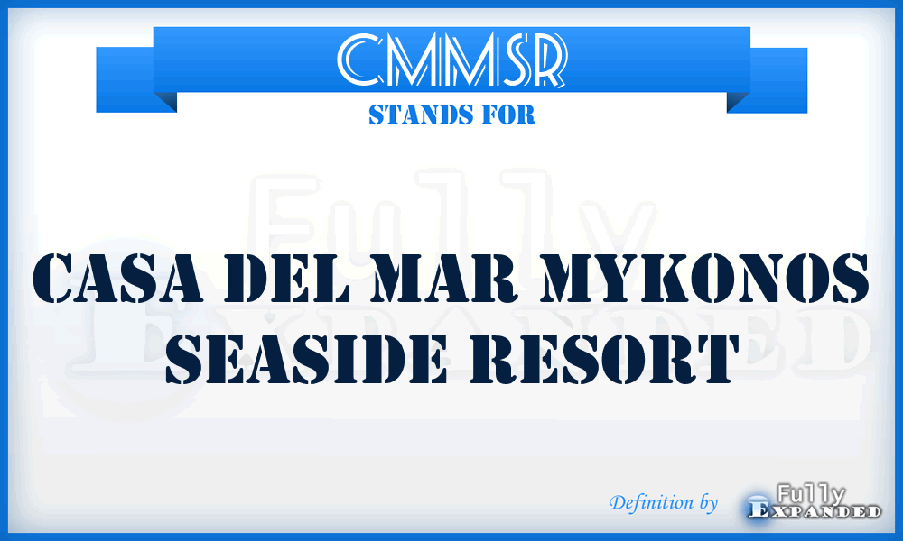 CMMSR - Casa del Mar Mykonos Seaside Resort