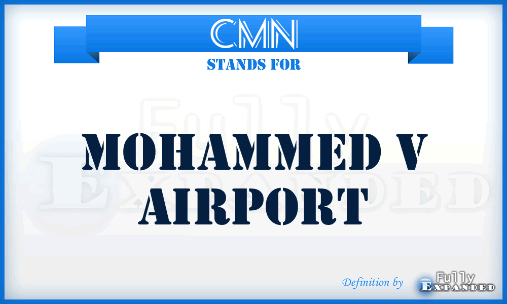 CMN - Mohammed V airport