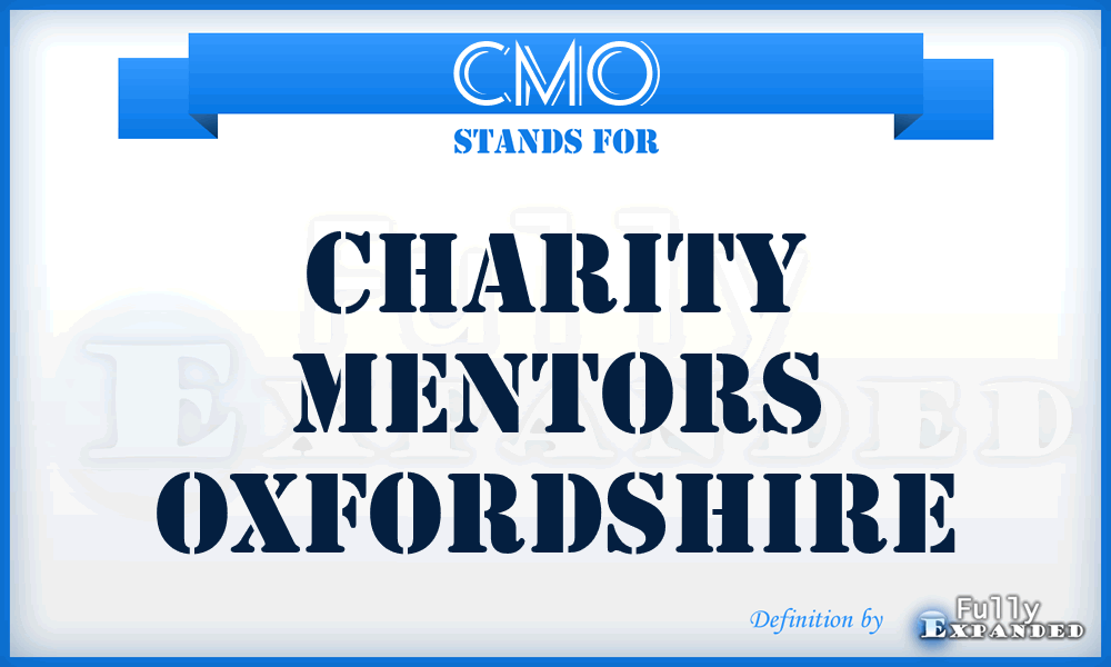 CMO - Charity Mentors Oxfordshire