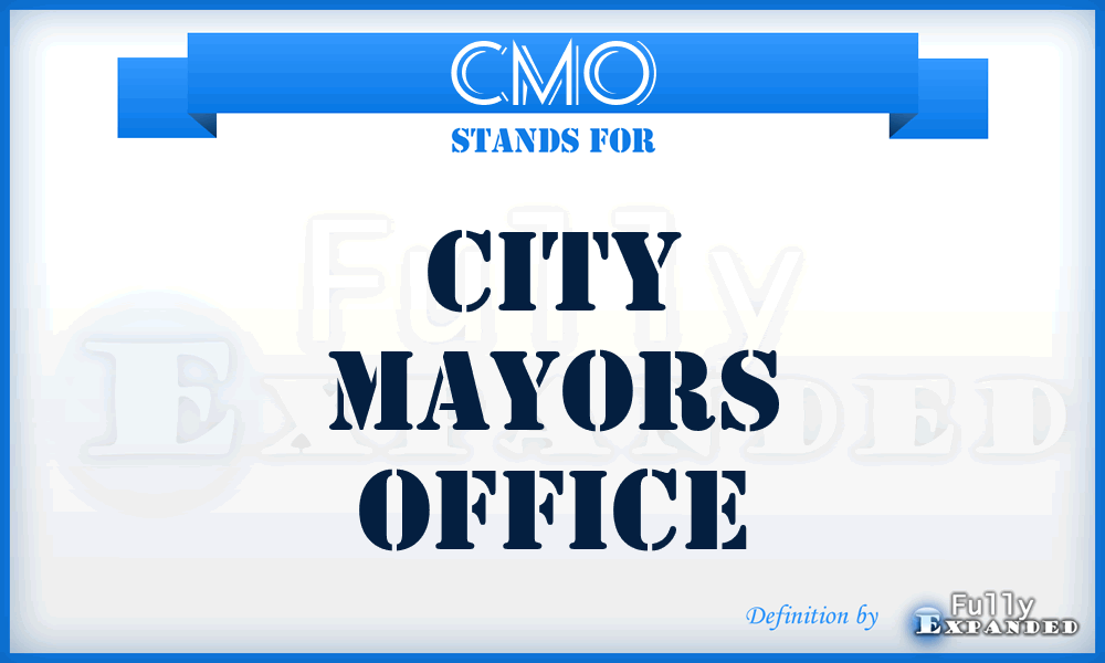 CMO - City Mayors Office