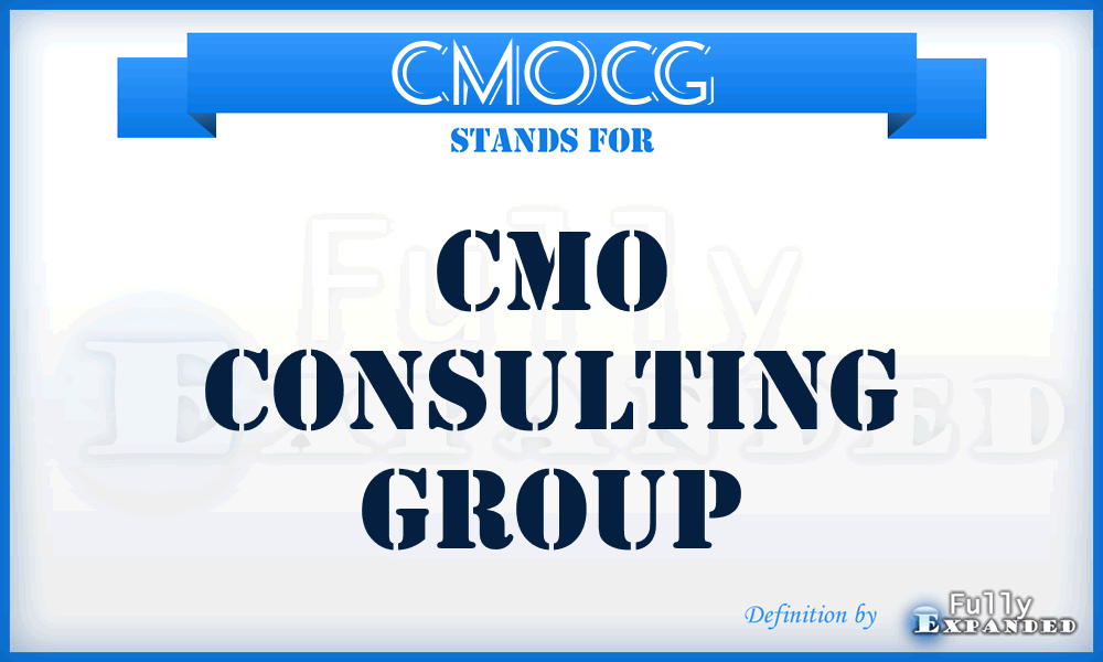 CMOCG - CMO Consulting Group