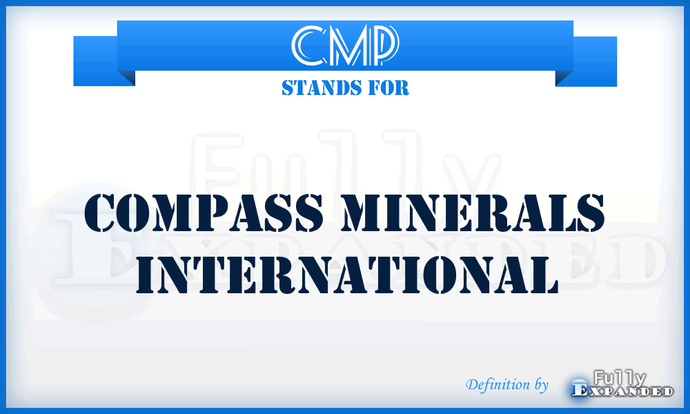 CMP - Compass Minerals International