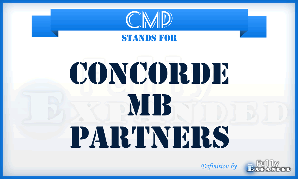 CMP - Concorde Mb Partners