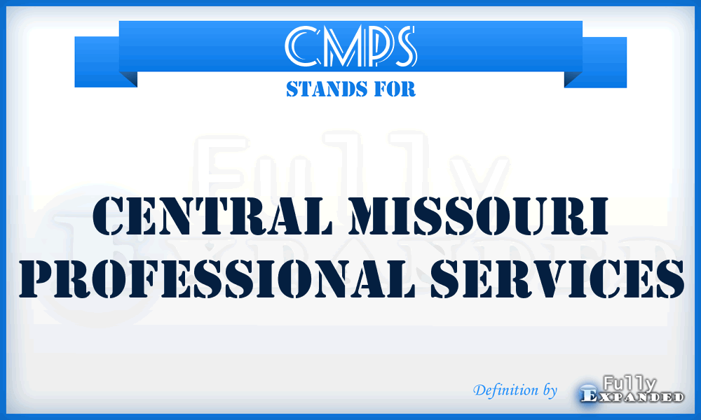 CMPS - Central Missouri Professional Services