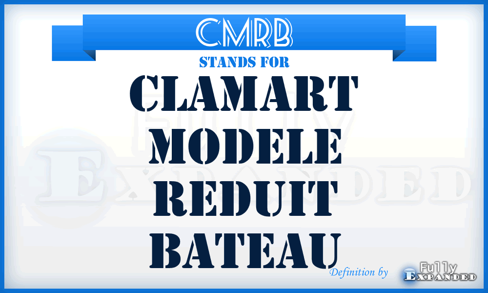 CMRB - Clamart Modele Reduit Bateau