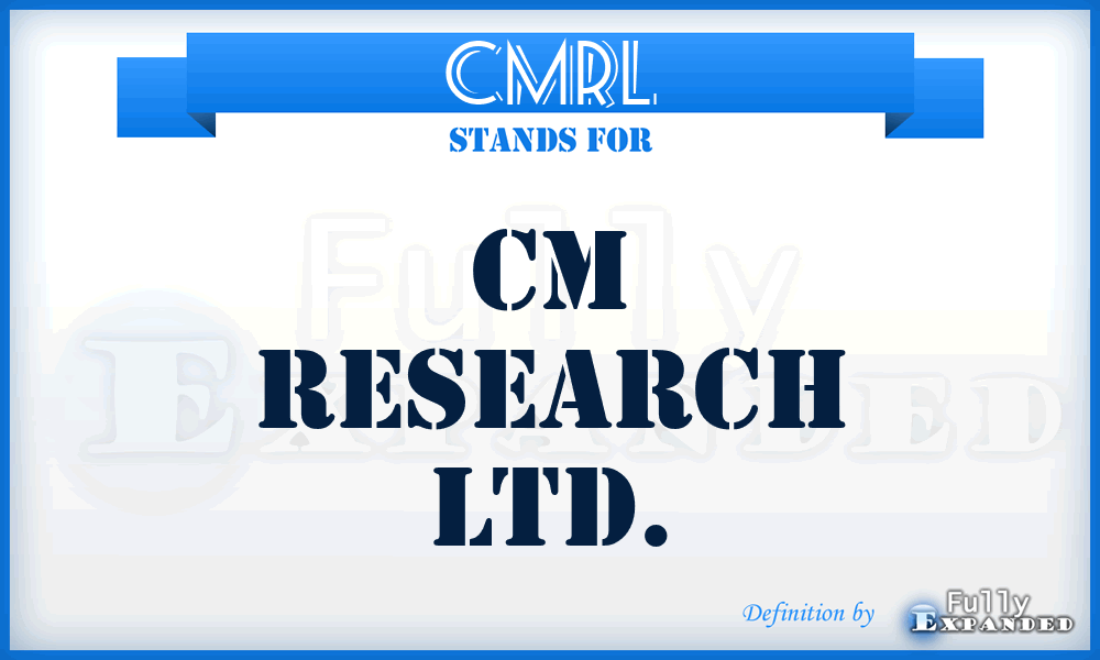 CMRL - CM Research Ltd.