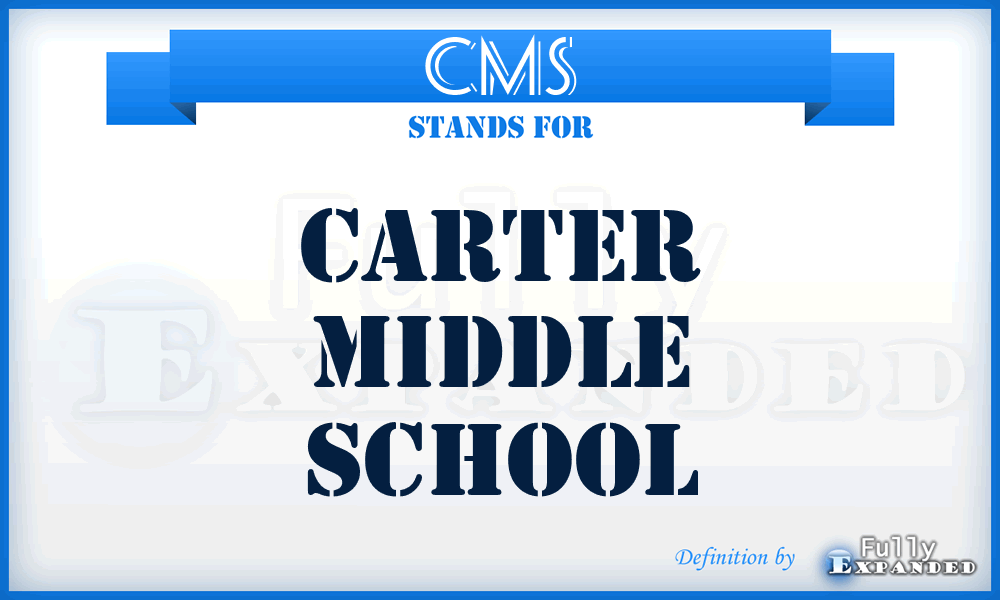 CMS - Carter Middle School