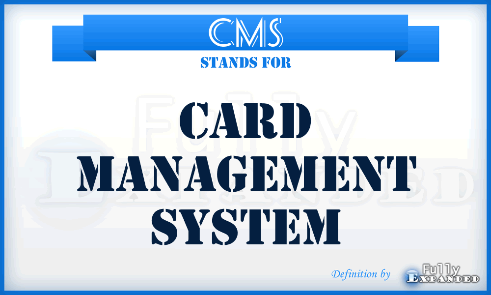 CMS - Card Management System