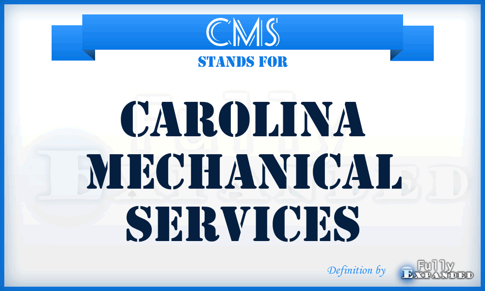 CMS - Carolina Mechanical Services