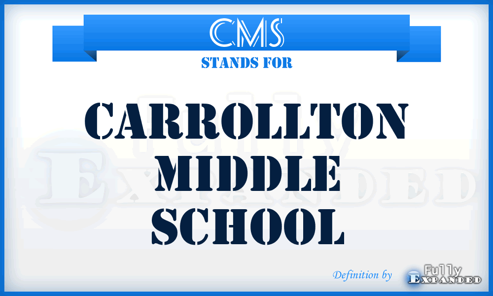 CMS - Carrollton Middle School