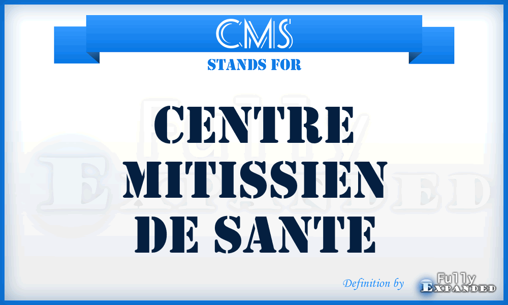 CMS - Centre Mitissien de Sante
