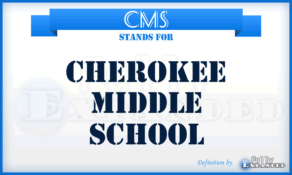 CMS - Cherokee Middle School