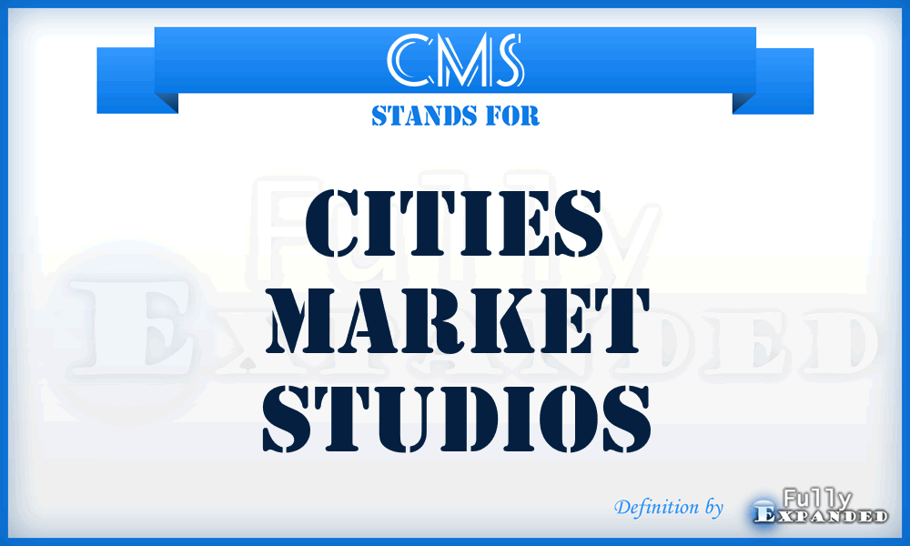 CMS - Cities Market Studios
