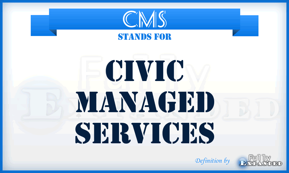 CMS - Civic Managed Services