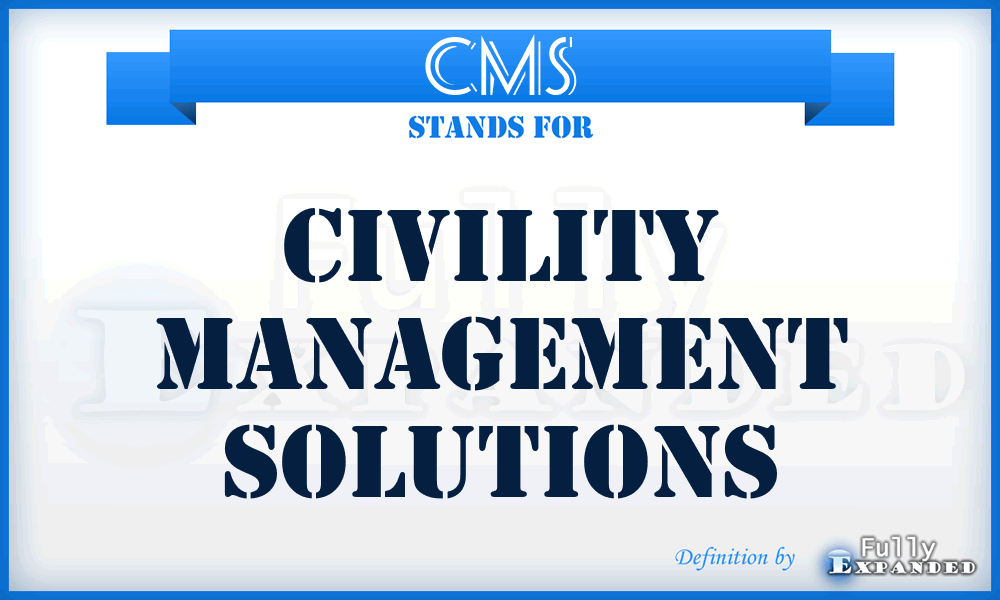 CMS - Civility Management Solutions