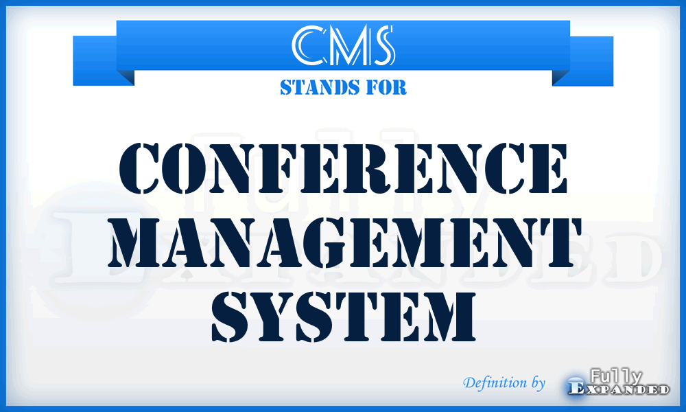 CMS - Conference Management System