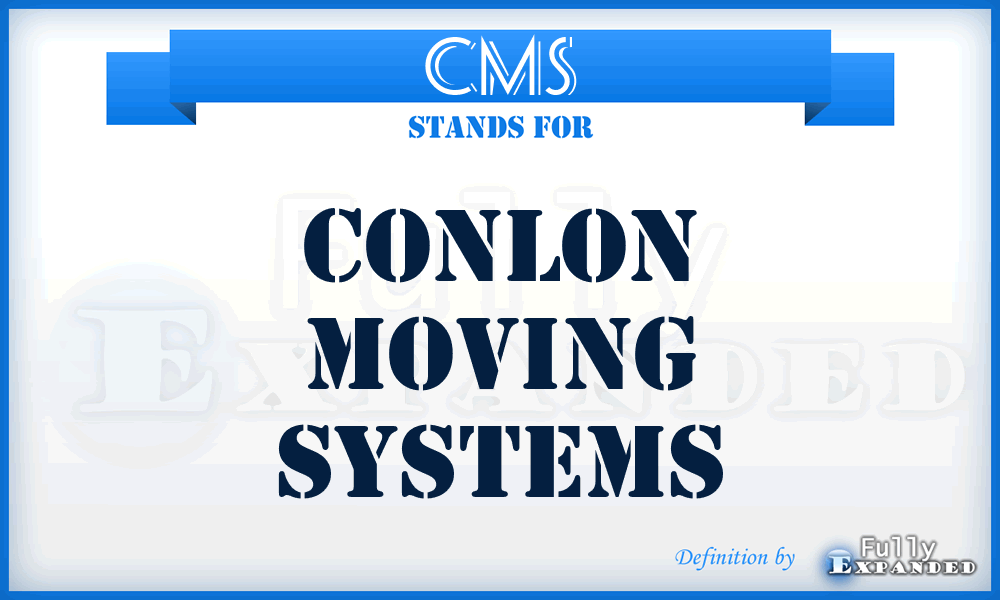 CMS - Conlon Moving Systems