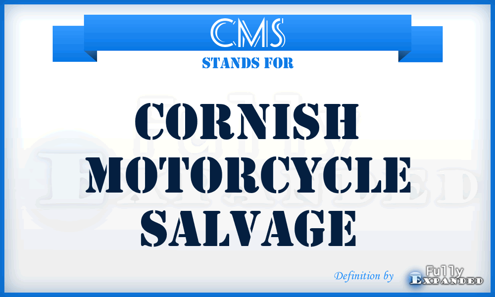 CMS - Cornish Motorcycle Salvage
