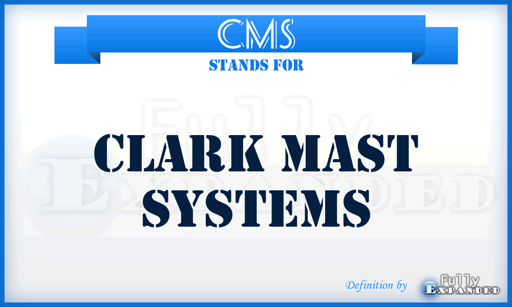 CMS - Clark Mast Systems