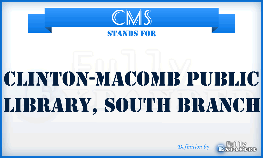 CMS - Clinton-Macomb Public Library, South Branch