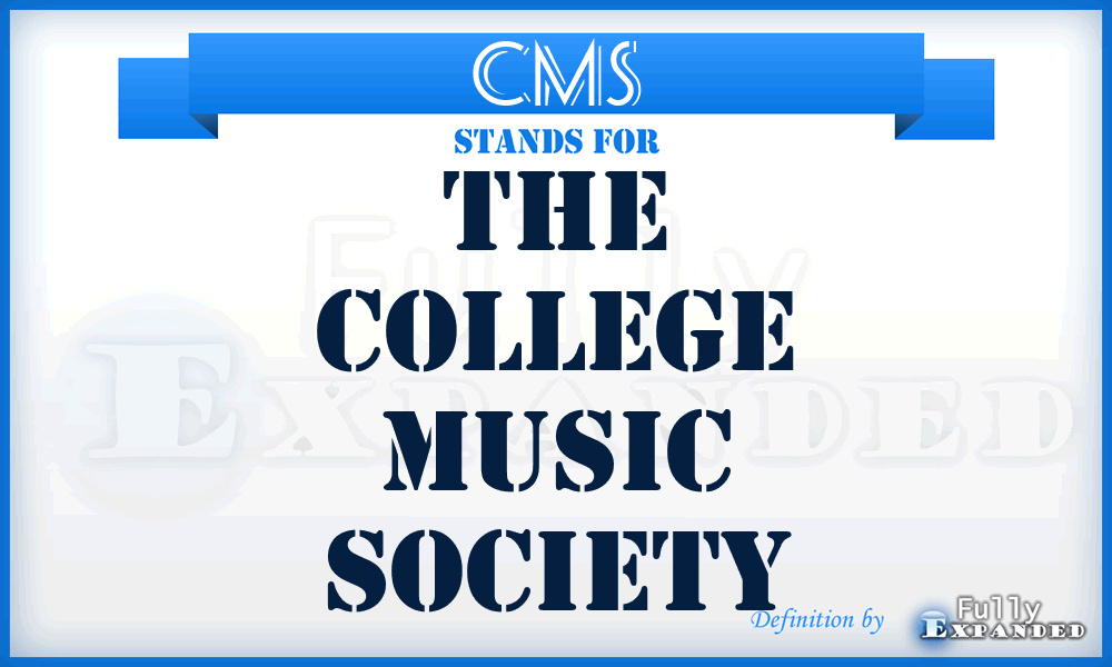 CMS - The College Music Society