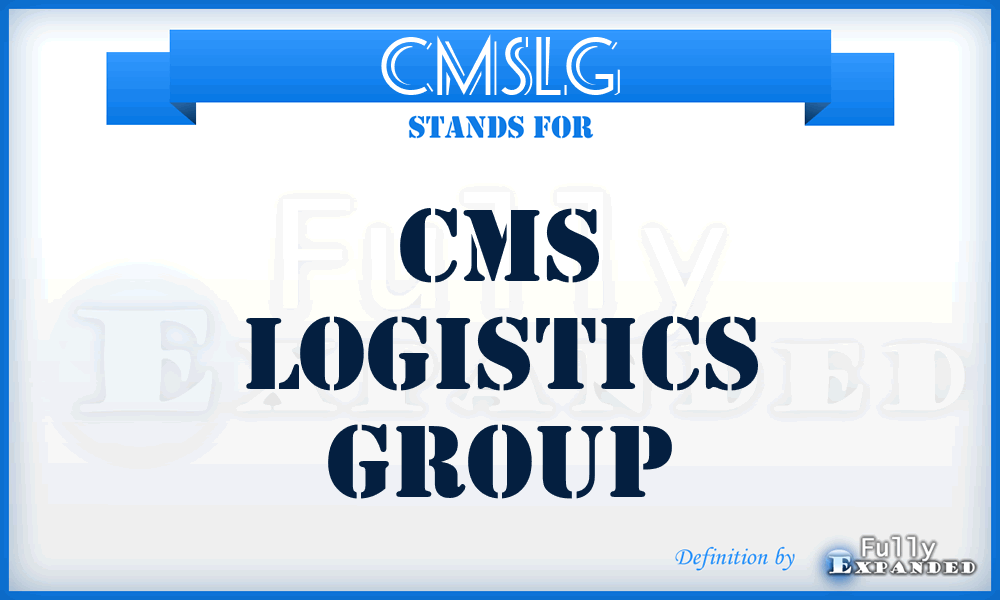 CMSLG - CMS Logistics Group