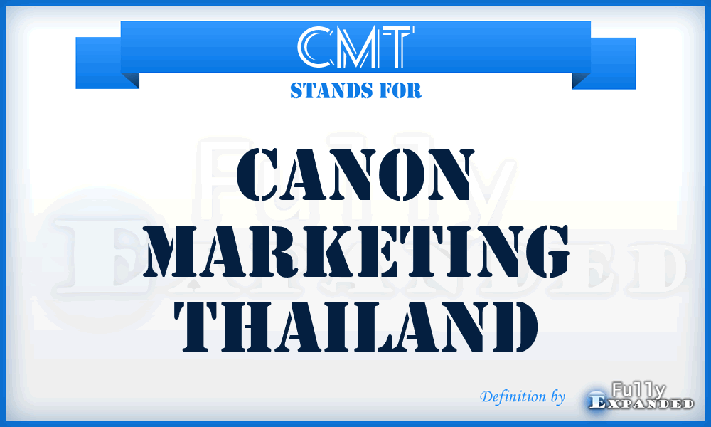 CMT - Canon Marketing Thailand